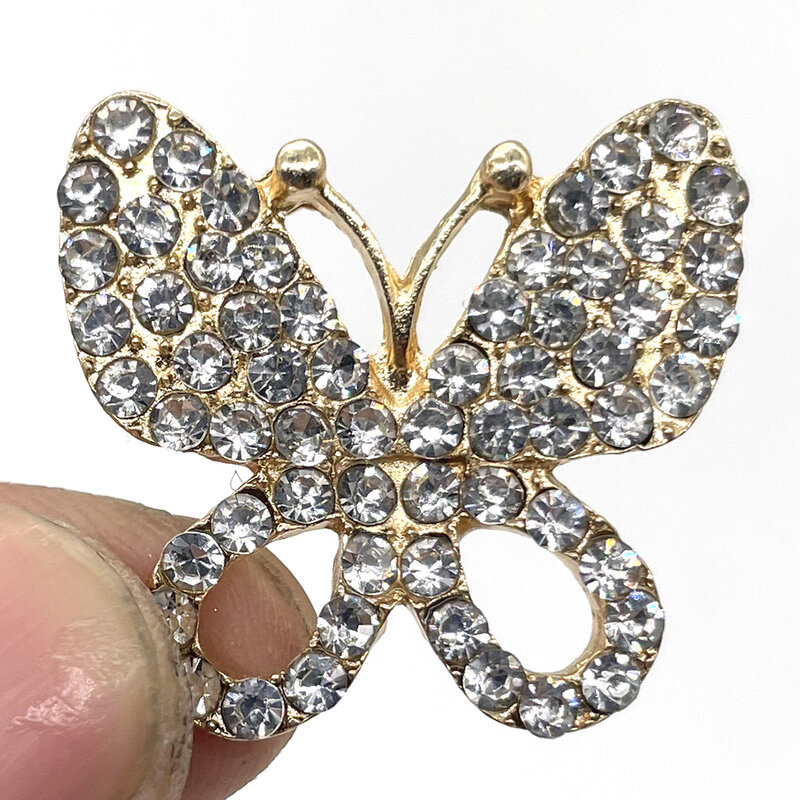 Butterfly Swan Crown Metal Alloy Shoe Charms, 9 Estilo de Decorações, Acessórios com Botões