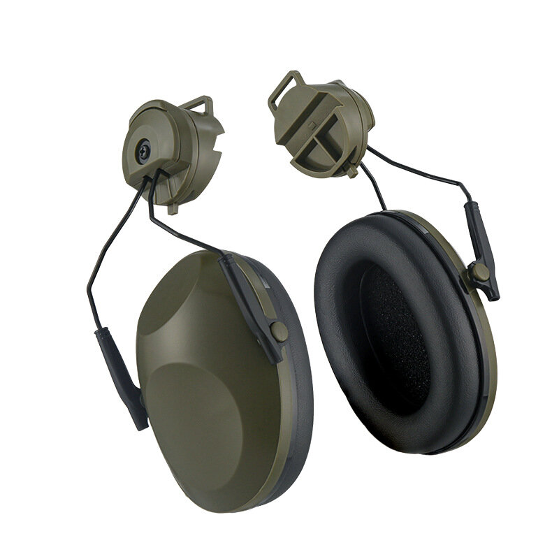 Penutup telinga akustik tipe helm, melindungi kerja dari industri untuk belajar tidur Anti kebisingan earmuff taktis