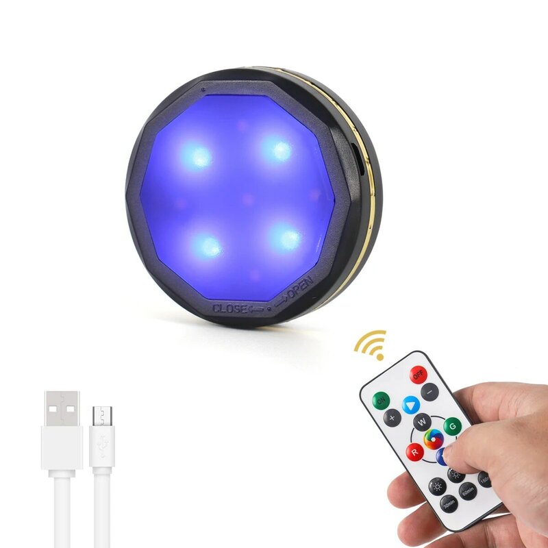 Multi-Function Color Night Light com lanterna recarregável, sensor de movimento corredor, luz de emergência LED, 12 V