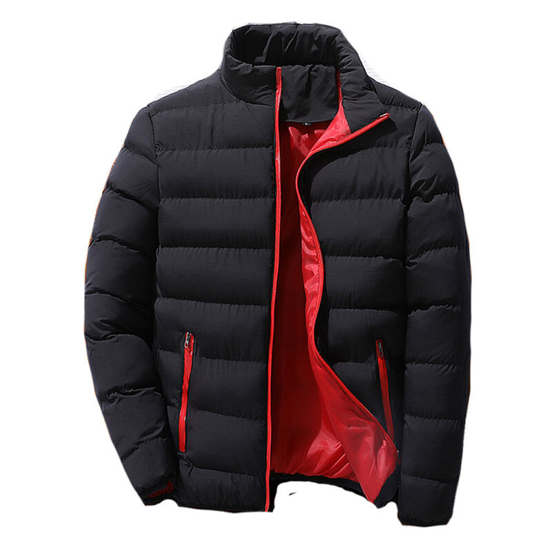 High Quality Men's Winter Thick Velvet Windproof Down Coat High Quality Warm Hooded Jacket