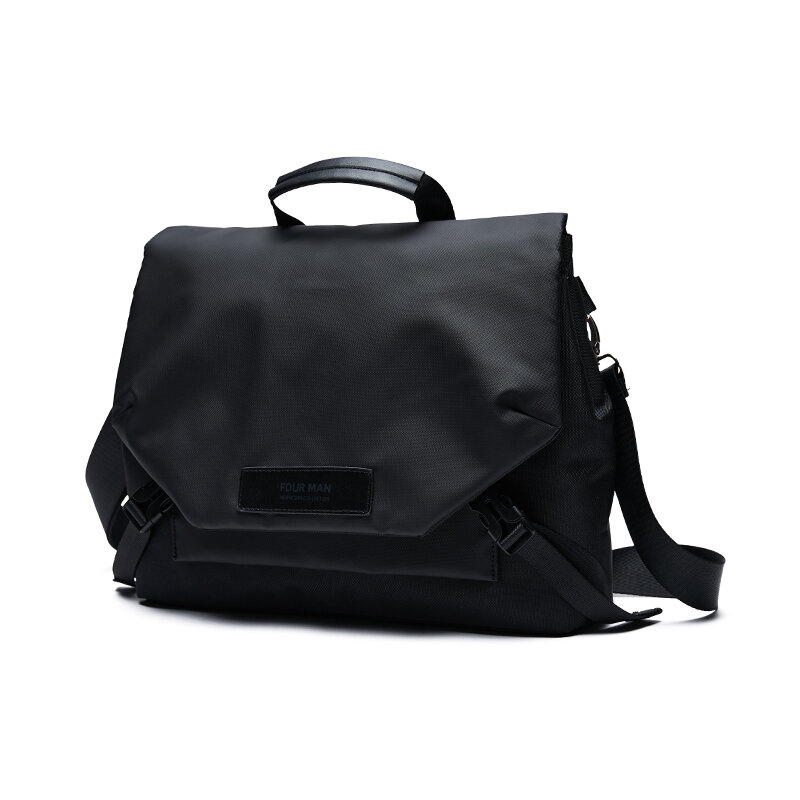 Waterproof Men's Messenger Bag, Multi-functional Laptop Case, Casual Large Capacity Crossbody Bag for Men