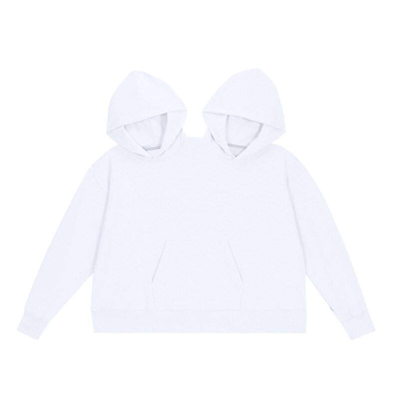 Paar hoodie kleur twee personen casual losse sweatshirt mouwen tops dropship