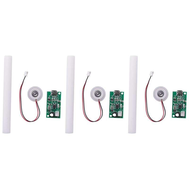 6 Stück Nebel macher Zerstäubung platte mit 5V USB-Luftbe feuchter modul integrierter Leiterplatte treiber mit Zeit schalter