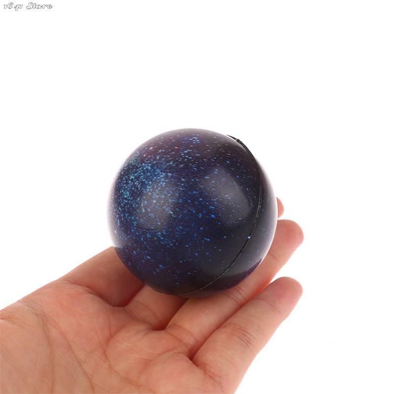 5cm/6,3 cm Squishy Squeeze Schleim Gadgets Squeeze Anti stress Stress Relief Schaum Ball Globus Palm Ball Planet Erde für Kinder Erwachsene