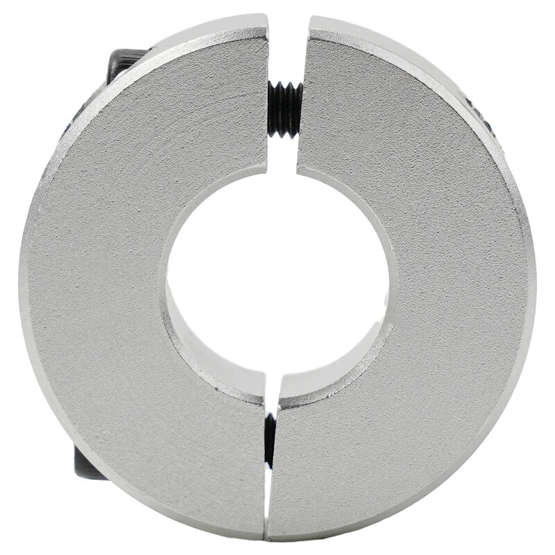 1pc Shaft Collar Aluminum Alloy Fixed Rings Clamp Collar Double Split Clamp Type Collar 13-30mm Diameter Shaft Collar Clamp Type