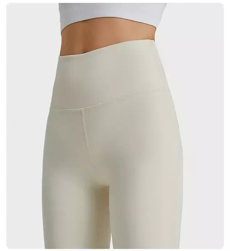 Lemon Groove legging olahraga Yoga wanita, pakaian kebugaran wanita celana pinggang tinggi bawahan lonceng pinggang tinggi pakaian olahraga dansa