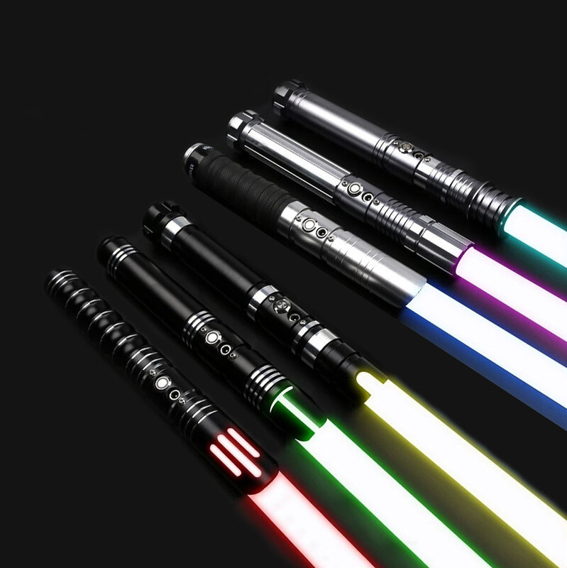 RGB Metal Lightsaber Laser Espada, Kpop Lightstick, Arma piscando, Brinquedos Rave, Zabawki