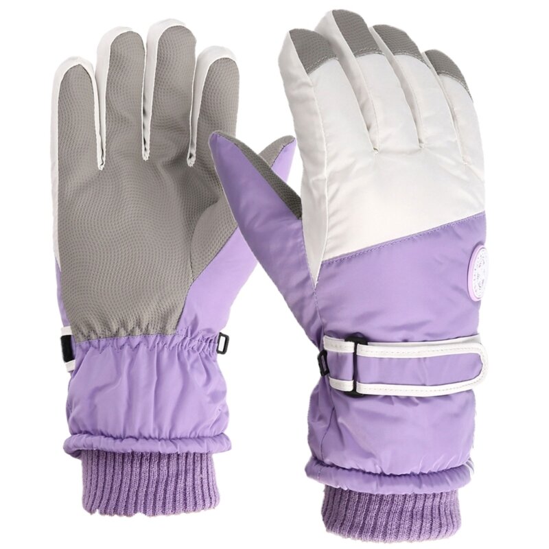 Ветрозащитные перчатки для сноуборда, зимние теплые перчатки для мужчин, женщин, катание на лыжах, езда