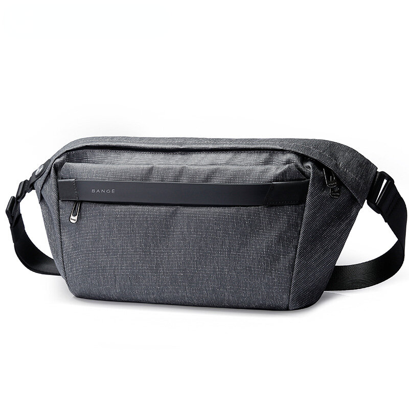Chikage Men's Single Shoulder Crossbody Bag Fashion Trend Waterproof Chest Bag Large Capacity Lightweight Unisex Portable Bag