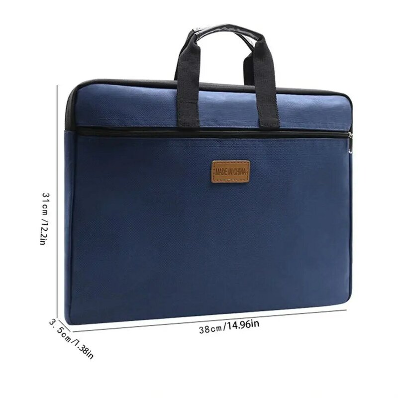 Multi-strato A4 Portable File Bag File Organizer Oxford Cloth document Bag Zipper Stationery Bag A4 File Folder forniture per ufficio