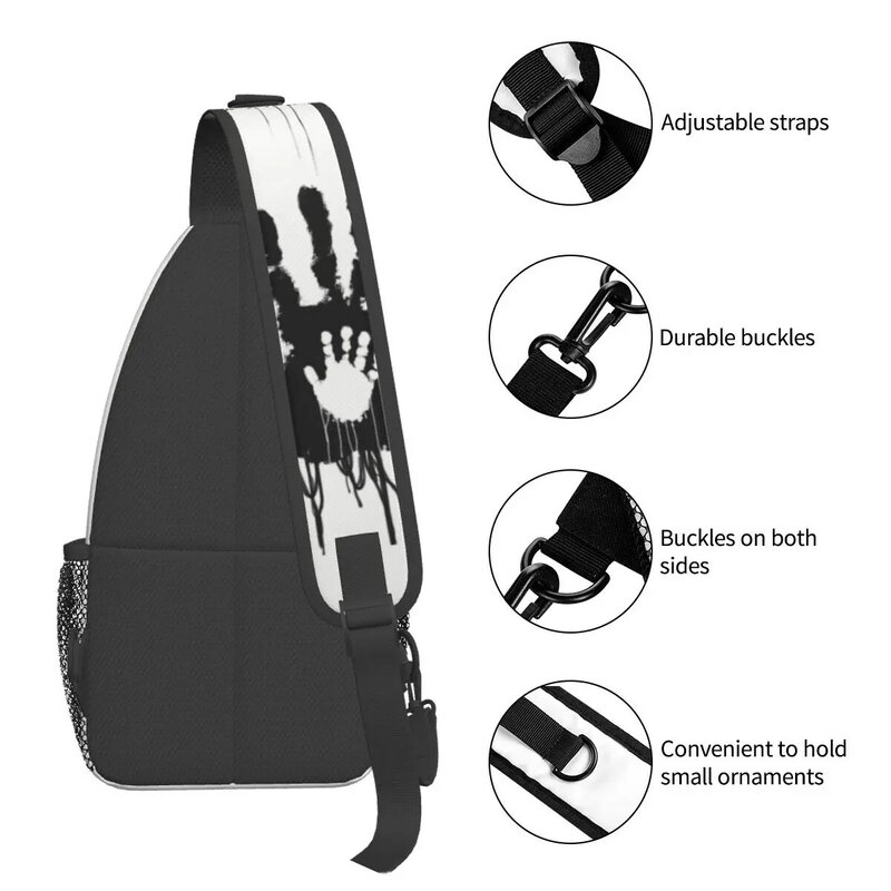 Death Stranding Hand Small Sling Bag Chest Crossbody Shoulder Sling Backpack Travel Hiking Daypacks Kojima Hideo Metal Gear Bags