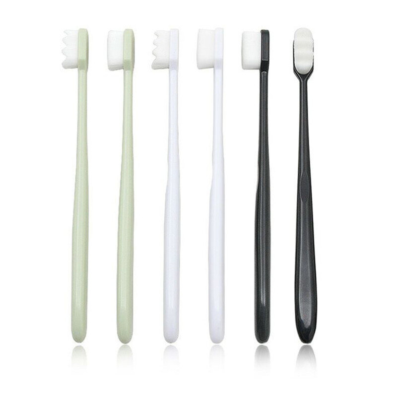 Cepillo de dientes suave y ultrafino para adulto, herramienta de higiene bucal portátil de millones de cerdas Nano, Limpieza Profunda, protege la salud de las encías