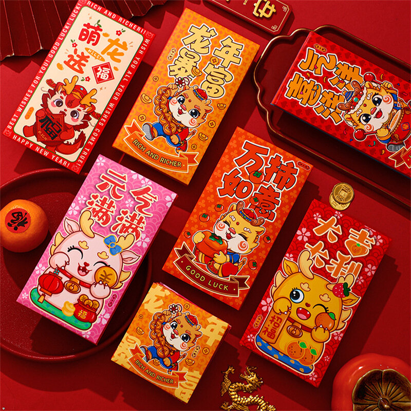 Red Envelope Outstanding Texture Lucky Red Envelope In The Year Of The Dragon Holiday Decoration Creative Red Envelope Lovely