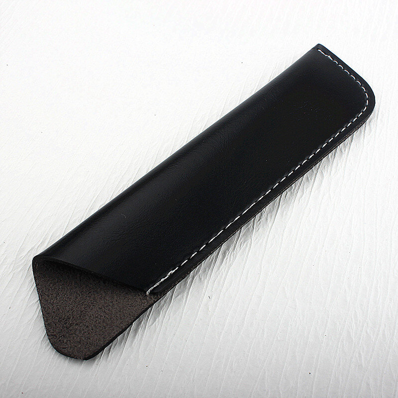 Soft Pencil Case Holder for One Pen PU Leather Writing Materials Holder Soft Stationery Storage Bag Office School Supplies Gift