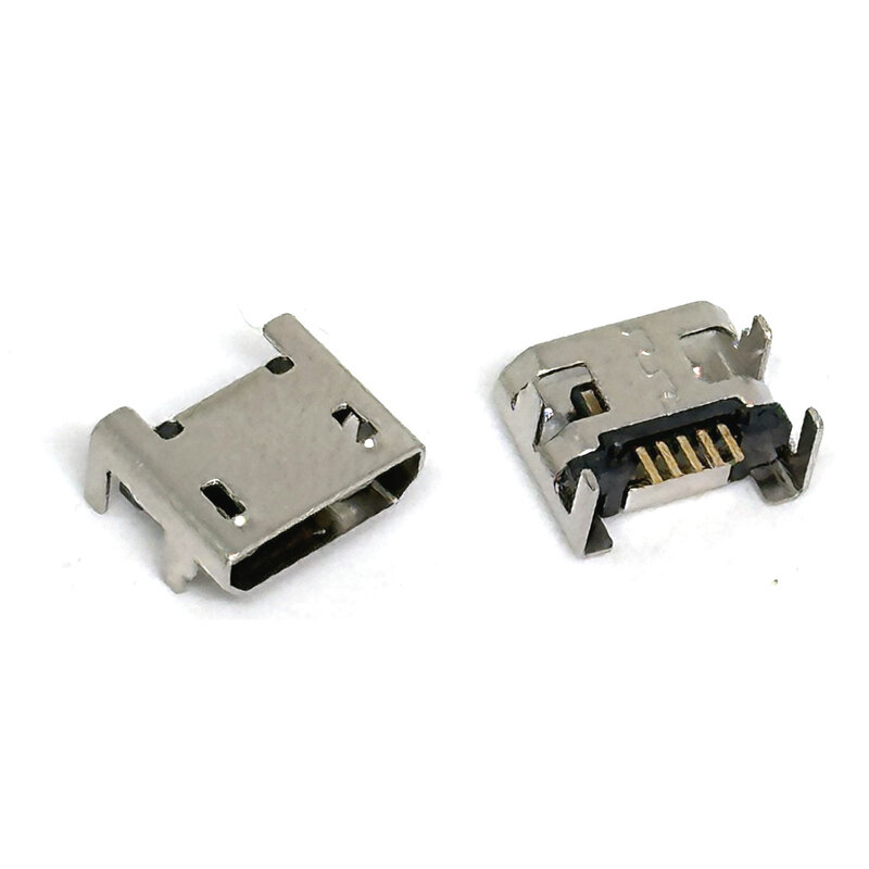 5 핀 마이크로 USB 커넥터 암 포트 잭 납땜 플러그, SMD SMT 안드로이드 전화 데이터 충전 소켓, 5P 마이크로 USB DIY 수리 어댑터