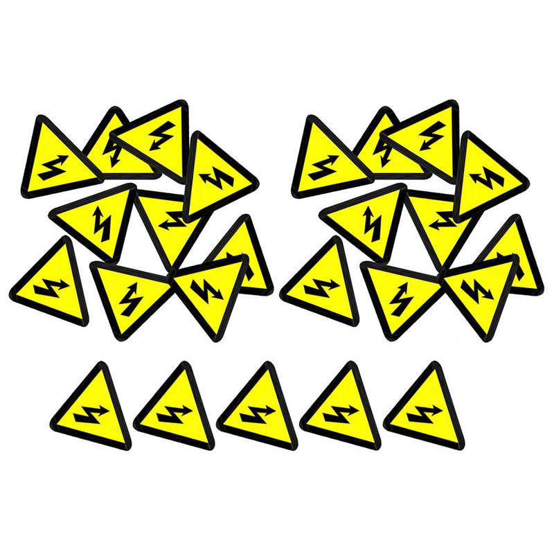 Naklejki samoprzylepne z logo Naklejka elektryczna Ostrzeżenie Etykieta panelu elektrycznego Znak ogrodzenia Etykiety ostrzegawcze o wysokim napięciu