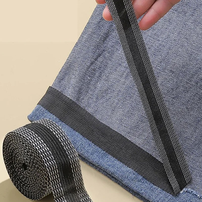 DIY samoprzylepne naszywki na spodnie do spodni skracają przyrządy do szycia do spodni z taśmy samoprzylepnej