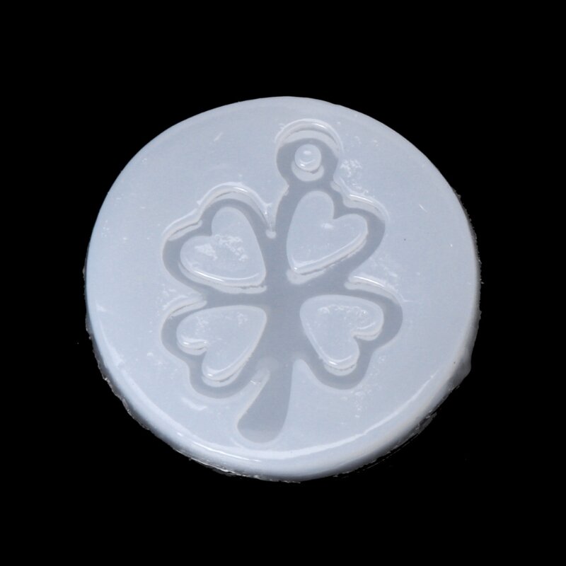Molde de silicona líquida 41XC, joyería de resina UV, marco de árbol de campana de trébol, colgante de joyería artesanal