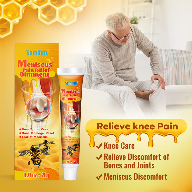 5/10Pcs Sumifun Bee Venom Pain Relief Cream Knee Joint Sprain Analgesia Ointment Rheumatic Arthritis Joint Painkiller Plaster