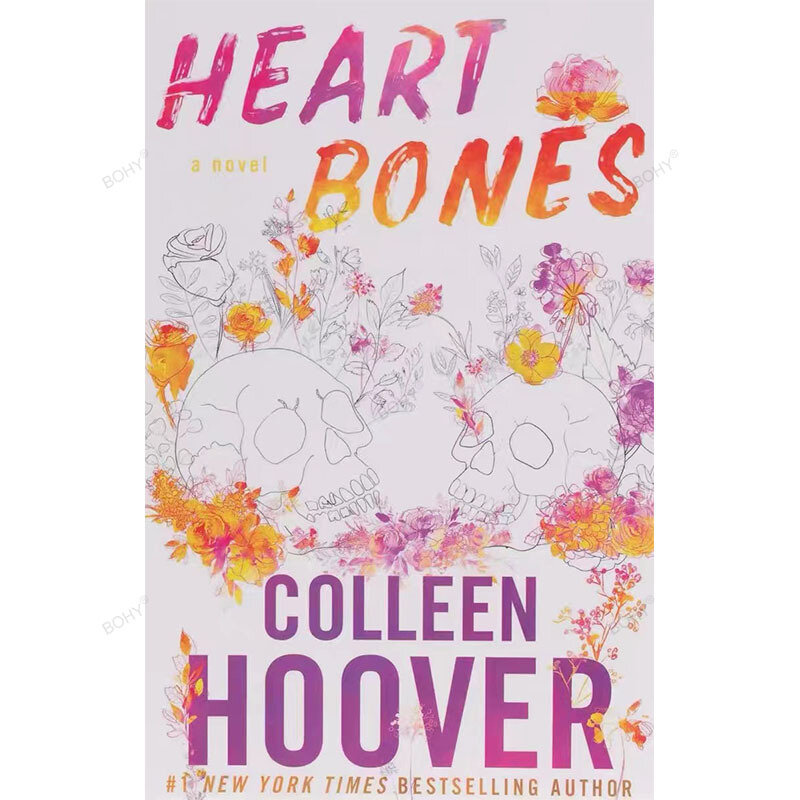 Книга в мягкой обложке с сердечными костями A Novel By Colleen Hoover New York Times Бестселлер