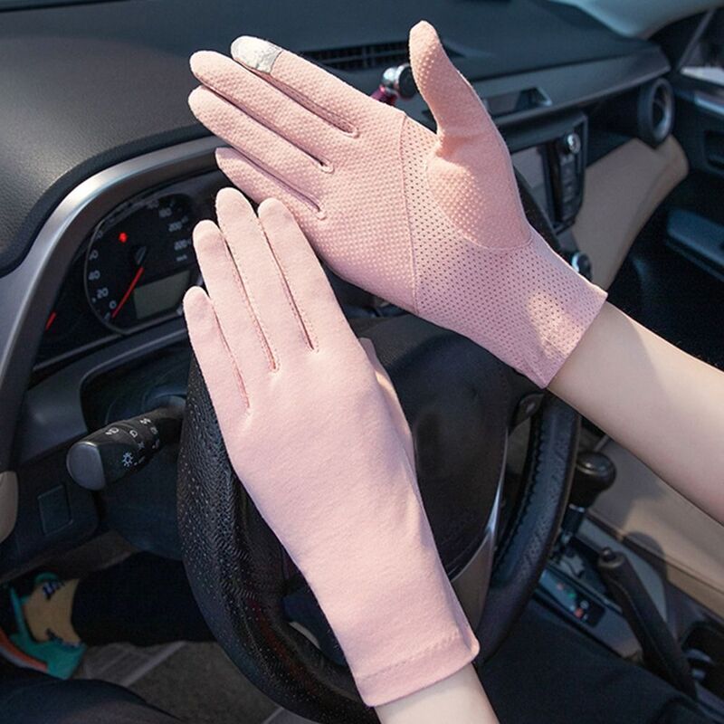 Перчатки женские солнцезащитные с защитой от УФ-лучей