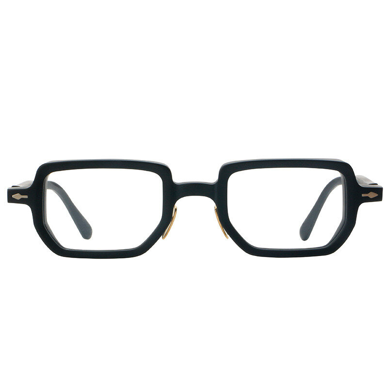 Óculos de acetato vintage para homens, óculos ópticos para leitura, óculos miopia, designer de luxo, Europa e América, estilo de personalidade