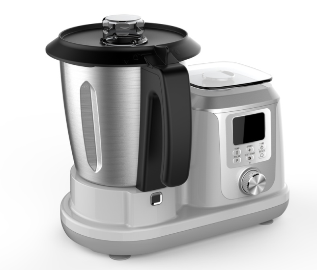 CHEFTROAlfred-Robot culinaire de cuisine avec Wi-Fi intégré, pétrissage, mélange, Assad, cuisson à la vapeur, ébullition, sauté