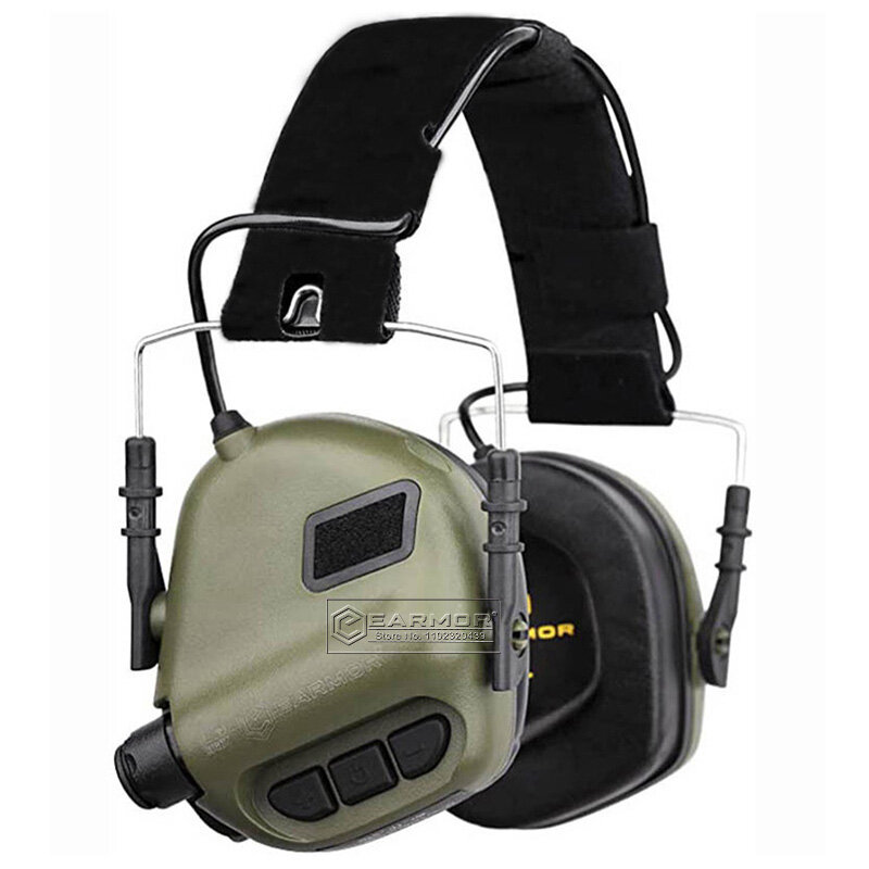 군용 소음 방지 전술 헤드폰, 액티브 슈팅 귀마개, 청력 보호, 방음 귀마개