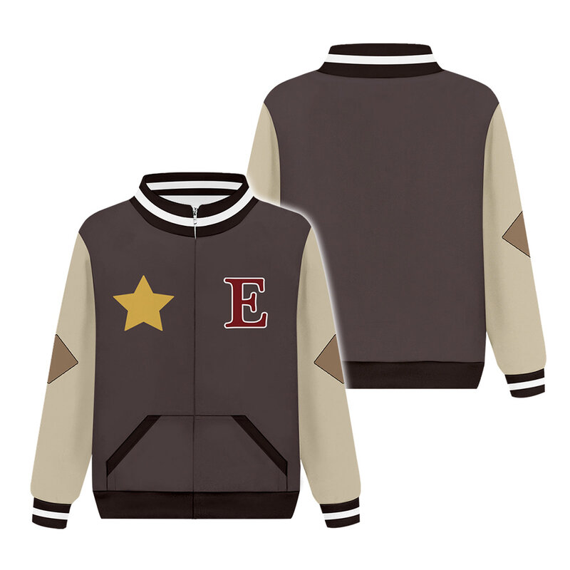 Kinder Die Eule Cosplay Haus Luz Noceda Cosplay Hoodie Baseball Uniform 3D Gedruckt Mit Kapuze Sweatshirt Zip Up Jacke Mantel