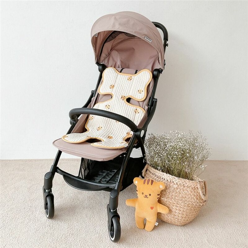 Дышащая подушка на детскую коляску, хлопковый матрас для новорожденных, аксессуары для летних прогулочных колясок