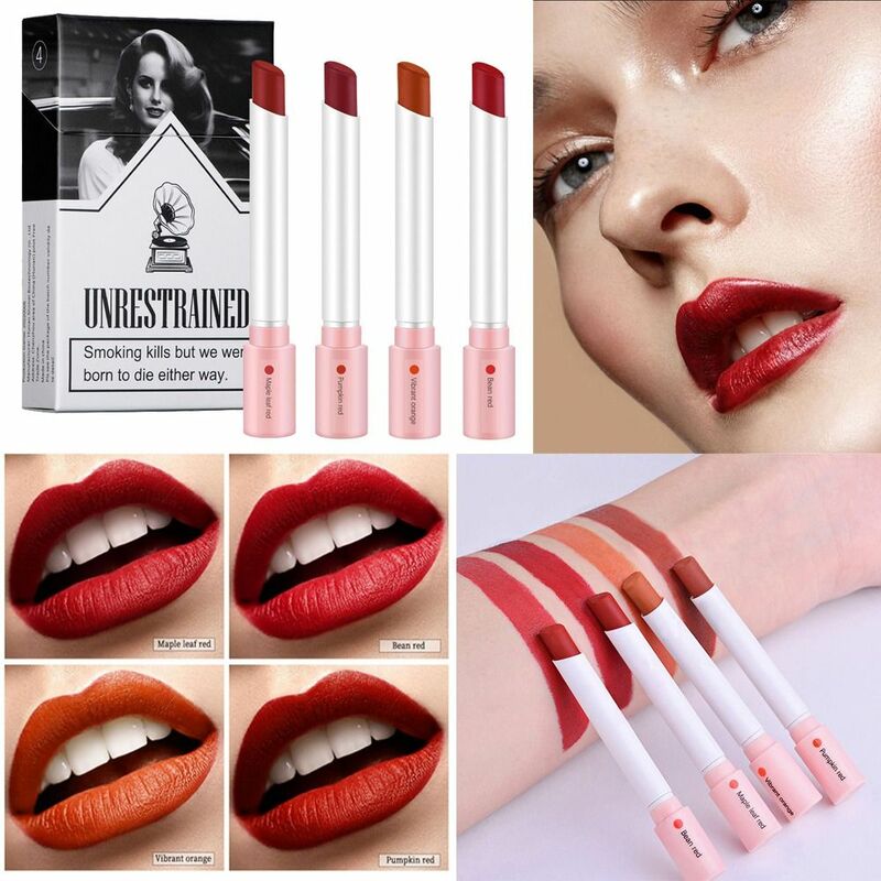 Lana Del Rey rossetto Waterproof Glossy Matte Tube Lipstick 24 ore Lasting Lip Tint Stain Set Women