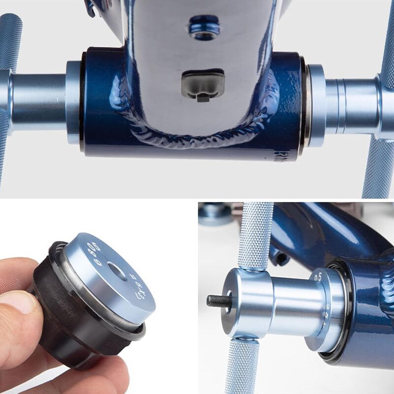 Juego de prensa de rodamiento de bicicleta, Kit completo para instalación de buje, soporte inferior y rodamiento pivotante de Marco