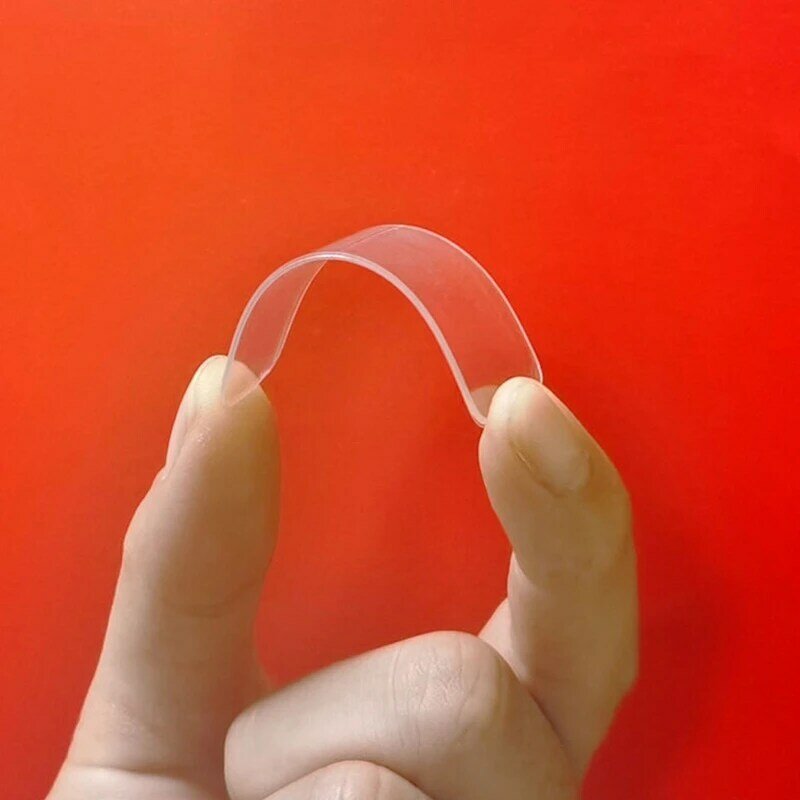 60Pcs Invisible Tape Stickers Double-sided Tape Transparent Adhesive No Traces Stickers for Crafts DIY Home Daily Use D5QC