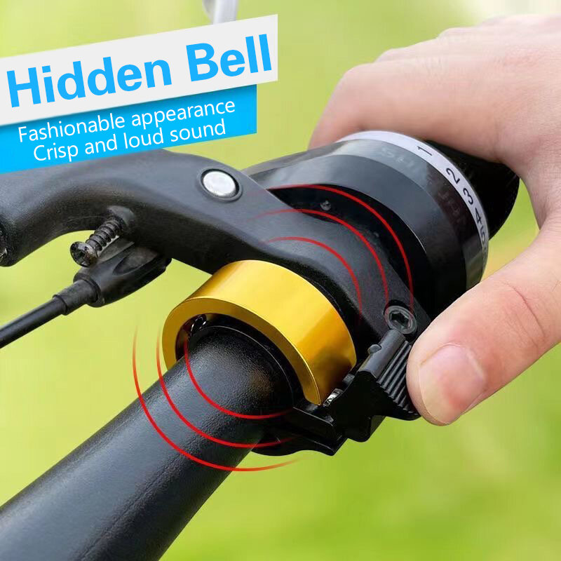 Bicycle Bell Super Loud Mountain Bike Universal Adult Bicycle Invisible Horn Riding Equipment Accessories