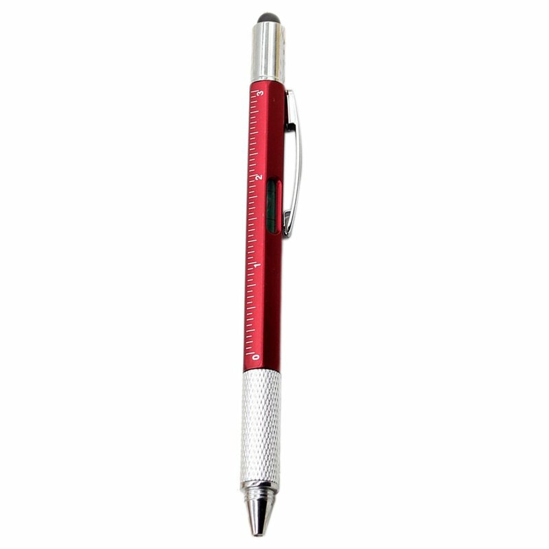 Prezent na Boże Narodzenie wielofunkcyjna linijka poziomica narzędzie długopis z rysikiem pióro narzędziowe bożonarodzeniowym prezent męski Pe