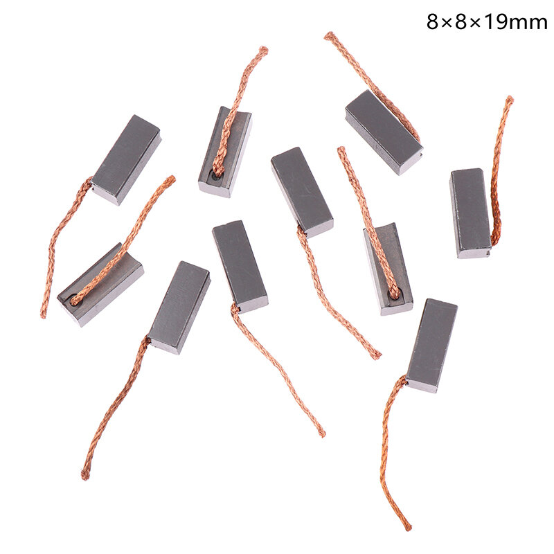 10PCS High Quality Generic J432A Leads Generator Carbon Brushes Wire Electric Motor Brush Replacement 
