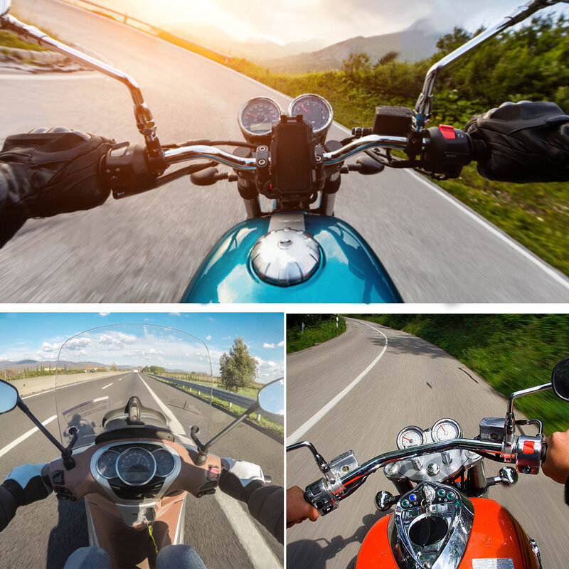 HONGDAK 오토바이 헬멧 턱 마운트, 고프로 히어로 11 10 9 8 7 6 액션 스포츠 카메라 홀더, 오토바이 스탠드, GOPRO 액세서리
