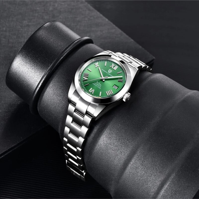 PAGANI – montre genève automatique pour hommes, mouvement de qualité NH35, étanche, à la mode, mécanique, horloge en acier inoxydable