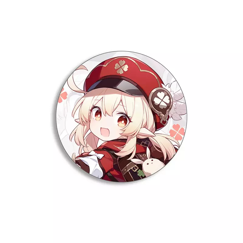 Game Genshin Impact 58mm Anime Badge Brooch Pin Cosplay Badge Accessories for Clothes Backpack Decoration Gift