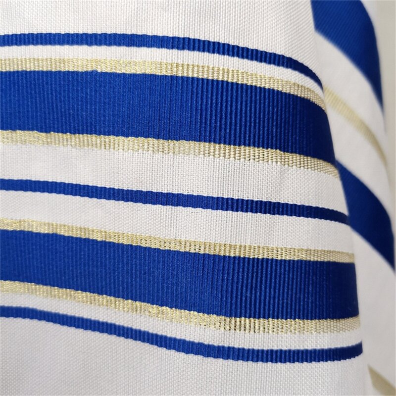 ผ้าคลุมไหล่สวดมนต์ Tallit ของชาวยิว Talit คริสเตียน Messianic พู่สวดมนต์ผ้าพันคอภาษาอาหรับ