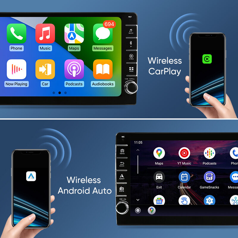 Автомагнитола Ainavi, 2DIN, Android, для Honda Jazz Fit 2008-2013, мультимедийный видеоплеер, Carplay, GPS-навигация