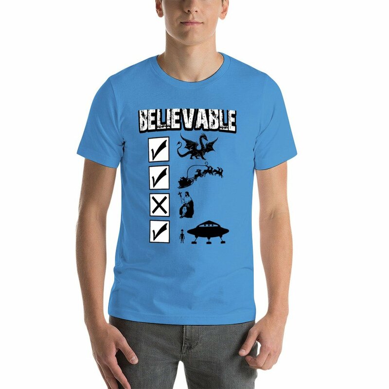 Lustige atheist ische T-Shirt Bluse schwarz Kurzarm T-Shirt Männer