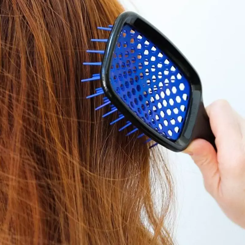 Fhi Heat rozszczotkuj włosy z pustym grzebieniem grzebień do masażu wentylacyjne wydrążanie szczotki do włosów rozplątać włosy naturalne szczotkę do pielęgnacji