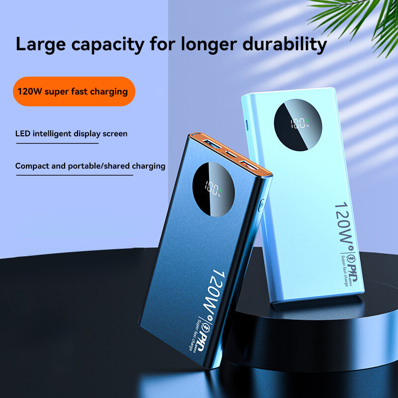 Xiaomi 120W Super Fast Charging 50000mAh Thin and Light Power Bank Cell Phone Accessories External Battery Free Shipping