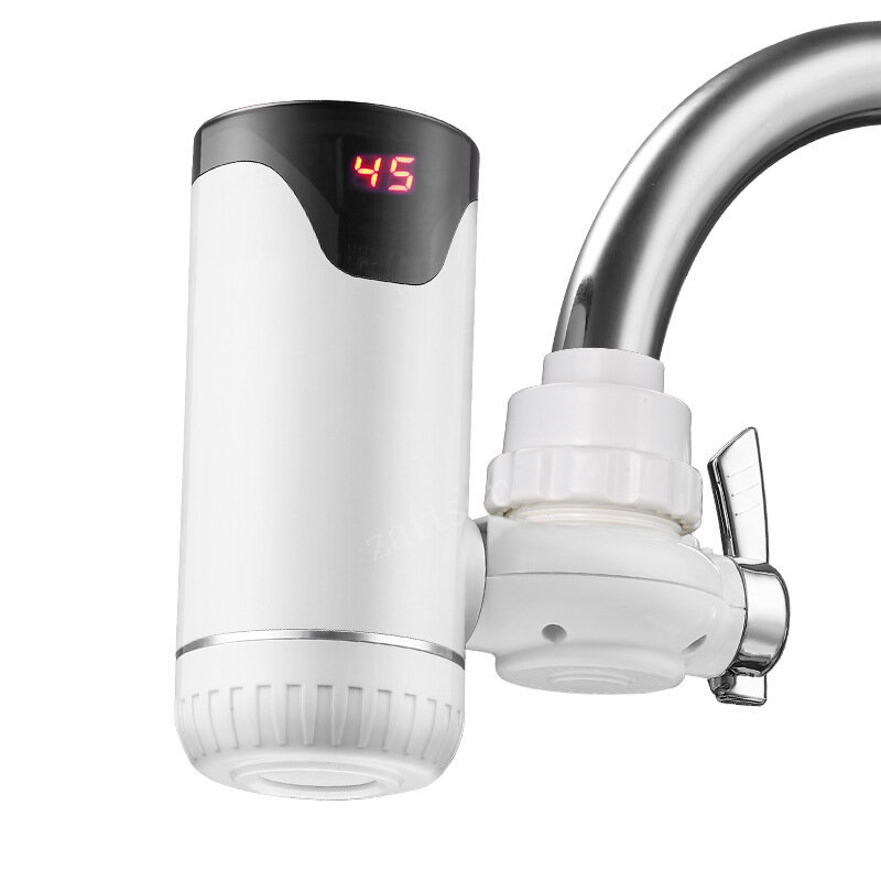 3000w 220v instant tankless elektrische Warmwasser bereiter Wasserhahn Küche Digital anzeige Instant Heizung Wasserhahn mit LED