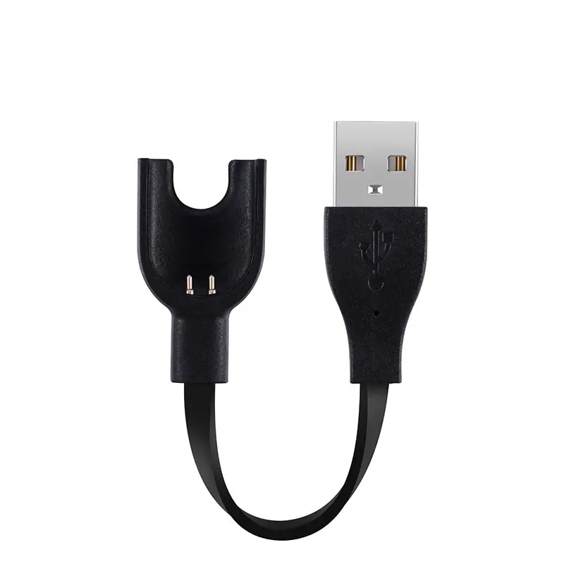 Cargador USB para Xiaomi Mi Band 3, 4, 2, adaptador de carga de repuesto, cable para Xiaomi Mi Band 3
