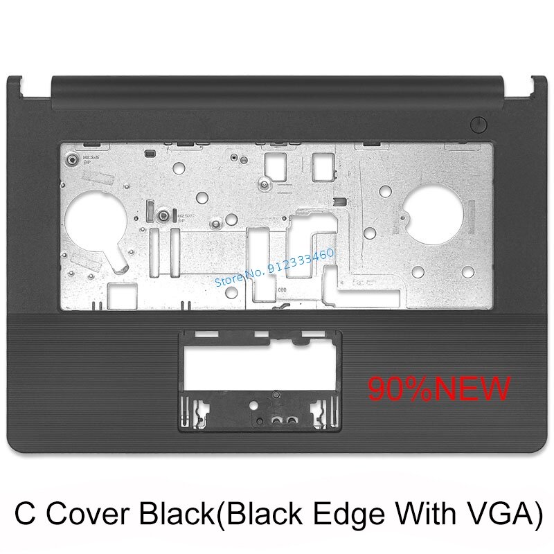 Nuovo coperchio posteriore per Dell Vostro 14 3458 3459 V3458 V3459 Laptop LCD Cover posteriore lunetta anteriore cerniere Palmrest custodia inferiore superiore nera