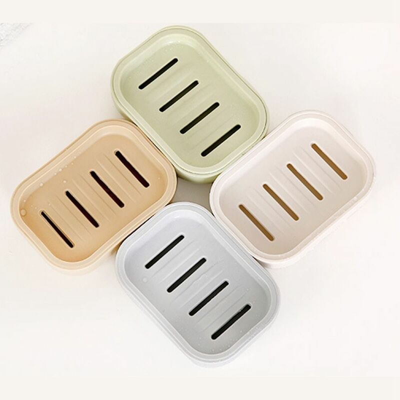 Creative Sponge Tray For Home Shower Double Storage Holder Bathroom Accessories Drain Rack Soap Box Soap Case Soap Dish