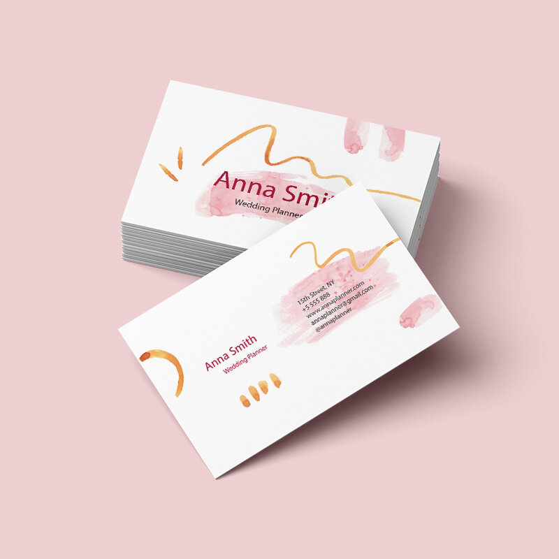 FreePrinting 100pc/200pc/500pc/1000pcs Paper Business Card 300gsm paper cards with Custom logo printing Membership Card