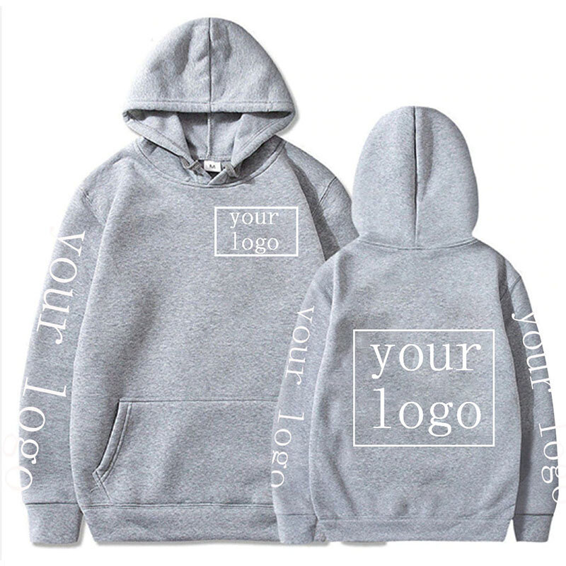 Your Own Design Brand Logo/Picture Personalized Custom Men Women Text DIY Hoodies Sweatshirt Casual Hoody Clothing Fashion New